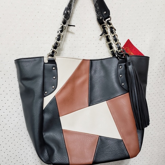 Carlos Santana "Kloe" Patchwork Bag *NWT* - Picture 4 of 7